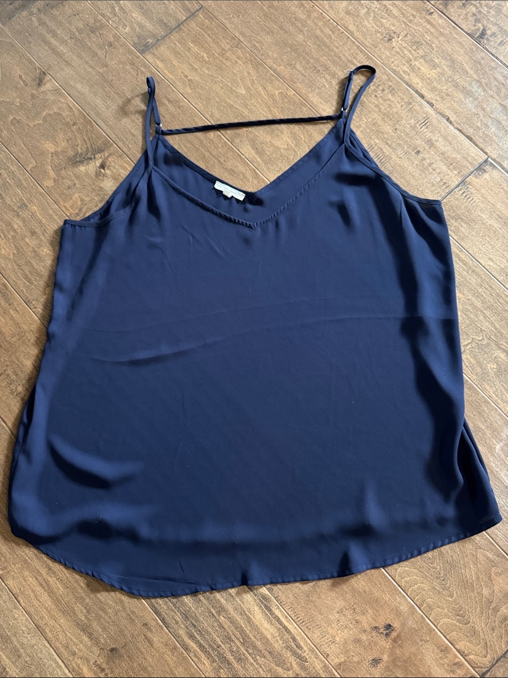 Maurices Navy V-Neck Strappy Cami